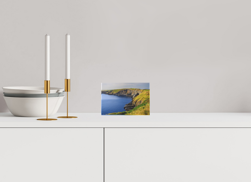 6 x 4″, Acrylic Block Gift Holeopen Bay West near Old Head Golf Links in acrylic block gift