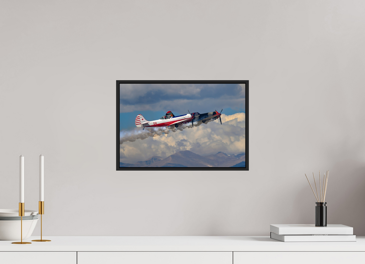 15 x 10″, Acrylic Glass Black matt .24" frame Yak 50 - Photo 3 - under acrylic glass with black frame