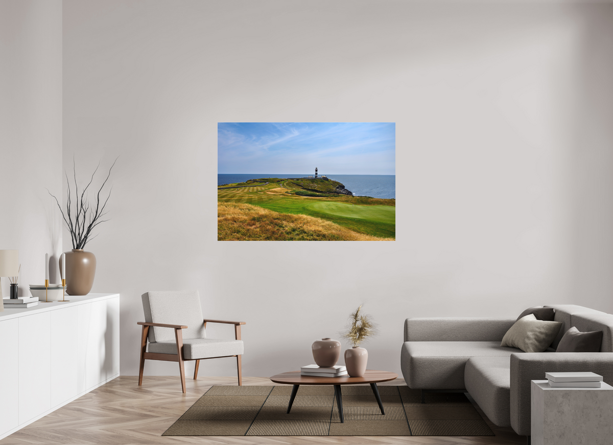 60 x 40″, Matte Acrylic Glass without frame Old Head golf course and lighthouse under acrylic glass