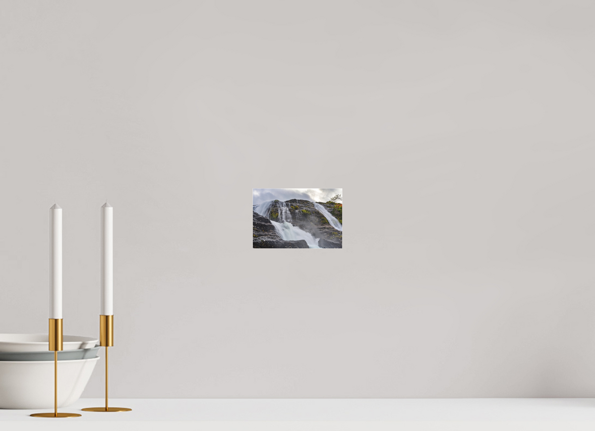 6 x 4″, Matte Acrylic Glass without frame Glencoe Waterfall on Matte Acrylic Glass without frame