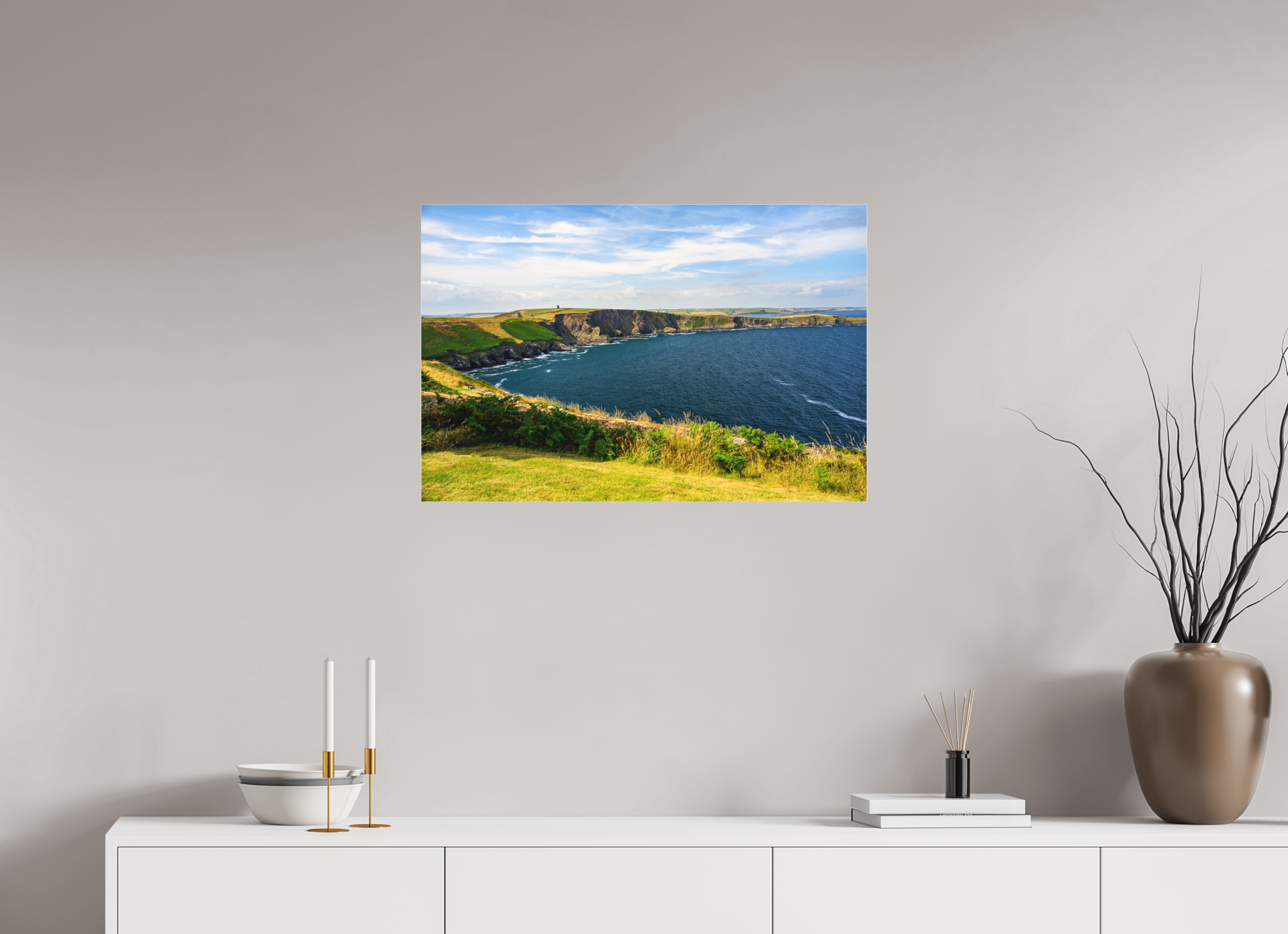 30 x 20″, Matte Acrylic Glass without frame Holeopen Bay East under acrylic glass