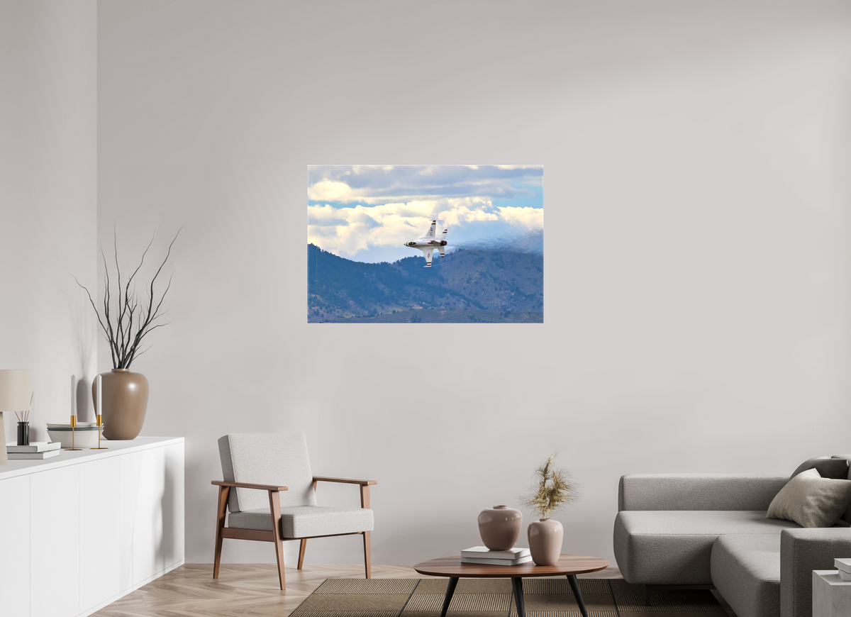 45 x 30″, Matte Canvas with wrapped edges - no frame F16 Thunderbirds Photo 4 on canvas