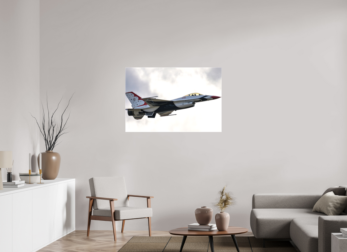 45 x 30″, Matte Canvas with wrapped edges - no frame F16 Thunderbirds Photo 7 on canvas