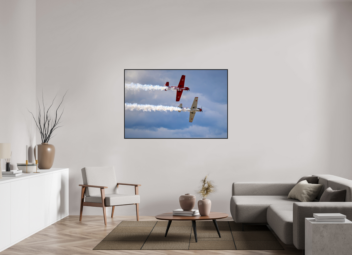 60 x 40″, Acrylic Glass Black matt .24" frame Yak 50 - photo 7 - under acrylic glass with black frame
