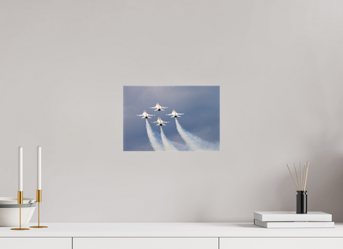 12 x 8″, Matte Canvas with wrapped edges - no frame F16 Thunderbirds Photo 11 on canvas
