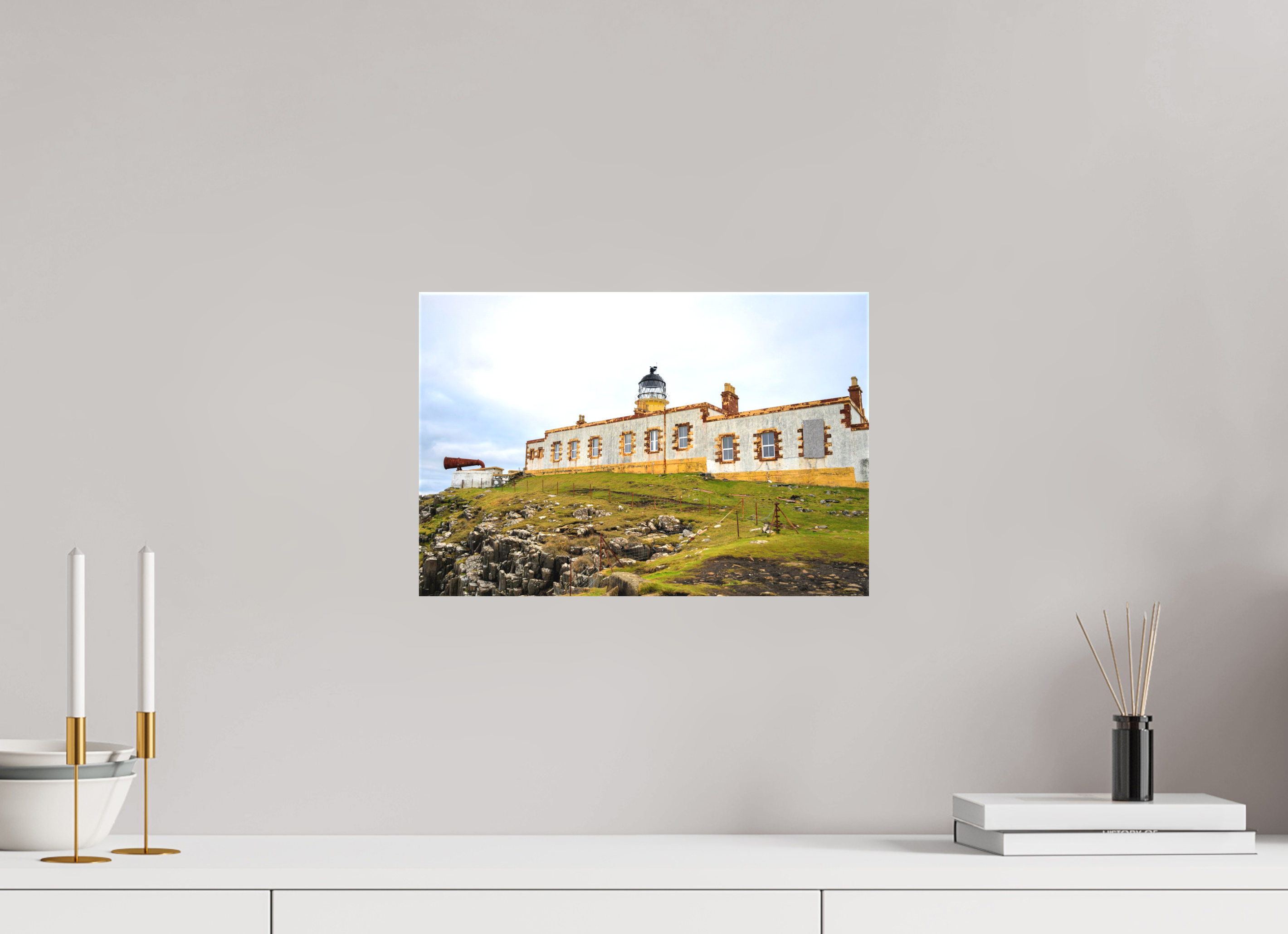 15 x 10″, Matte Canvas with wrapped edges - no frame Neist Point Lighthouse on canvas