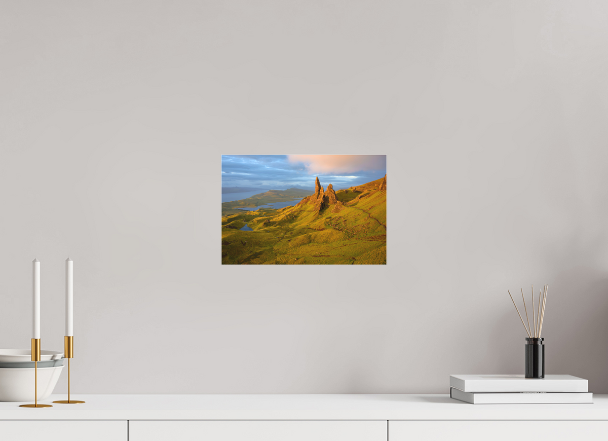 12 x 8″, Matte Acrylic Glass without frame Old Man of Storr on Matte Acrylic Glass without frame