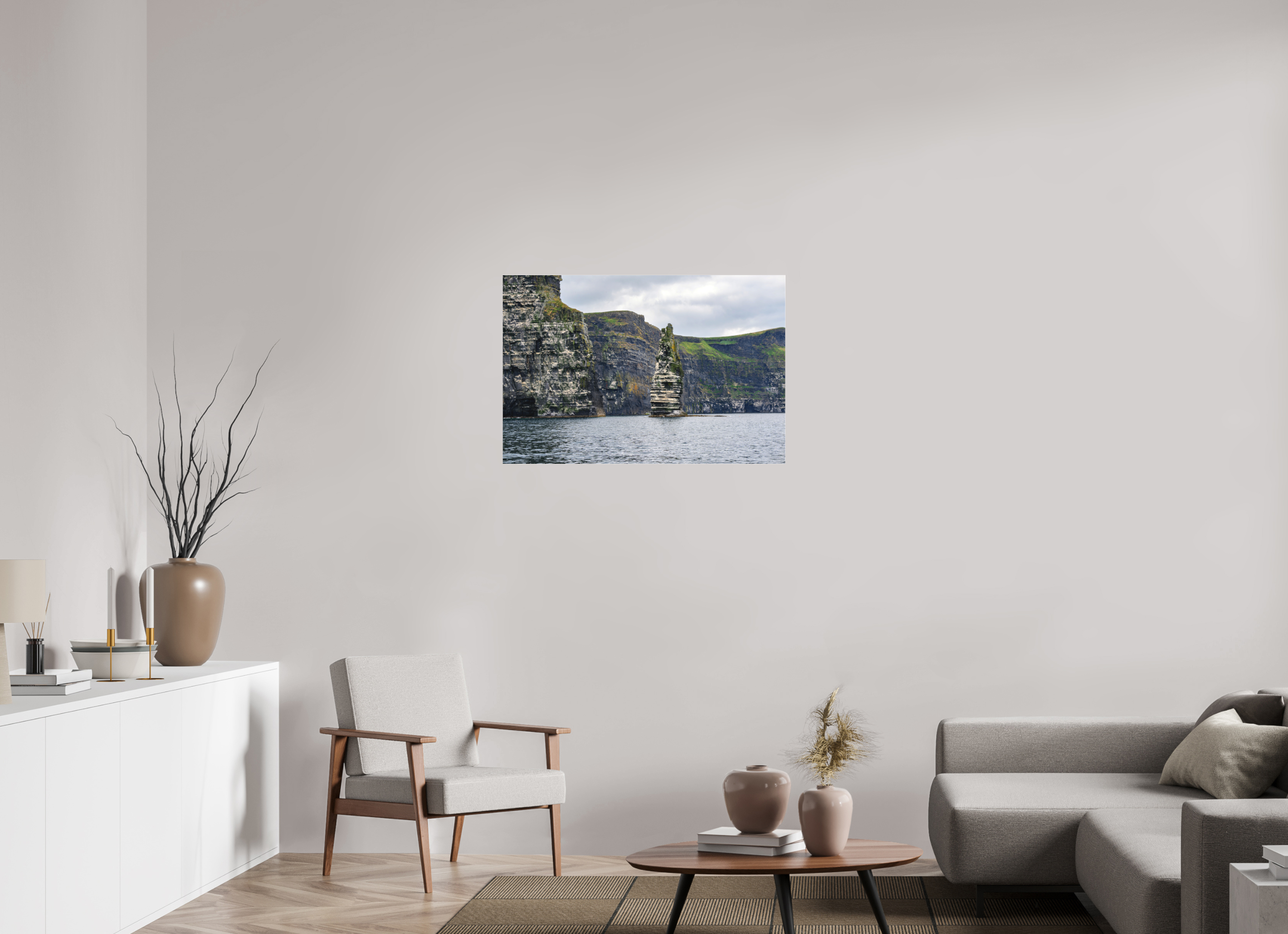 36 x 24″, Matte Acrylic Glass without frame Cliffs of Mohre under acrylic glass