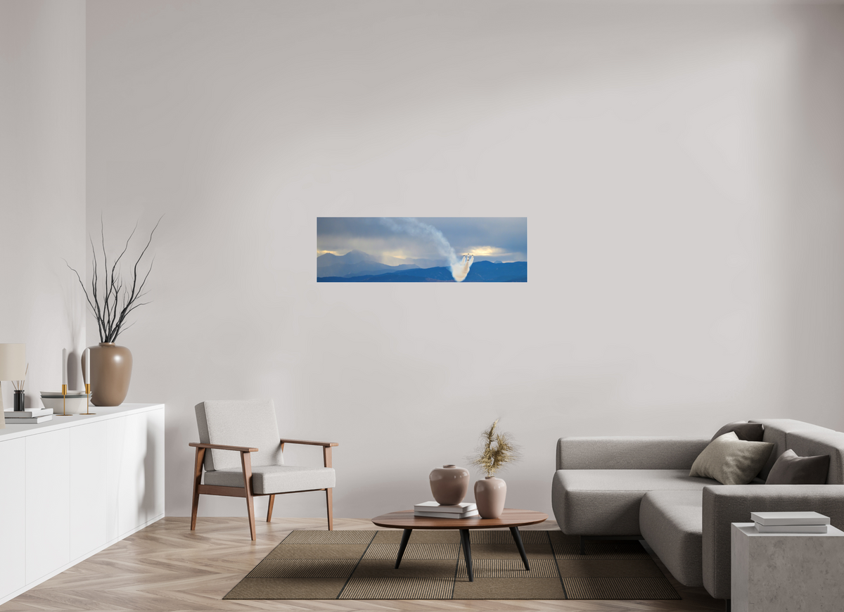 51.6 x 16″, Matte Acrylic Glass without frame F16 Thunderbirds Photo 5 under acrylic glass