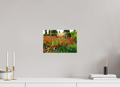 12 x 8″, Matte Canvas with wrapped edges - no frame Powerscourt Gardens B on canvas