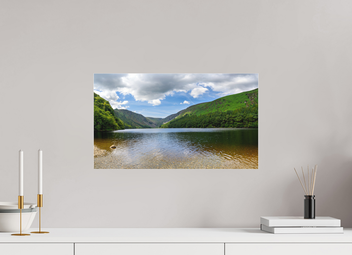 20.7 x 12″, Matte Acrylic Glass without frame Upper Lake at Glendalough under acrylic glass