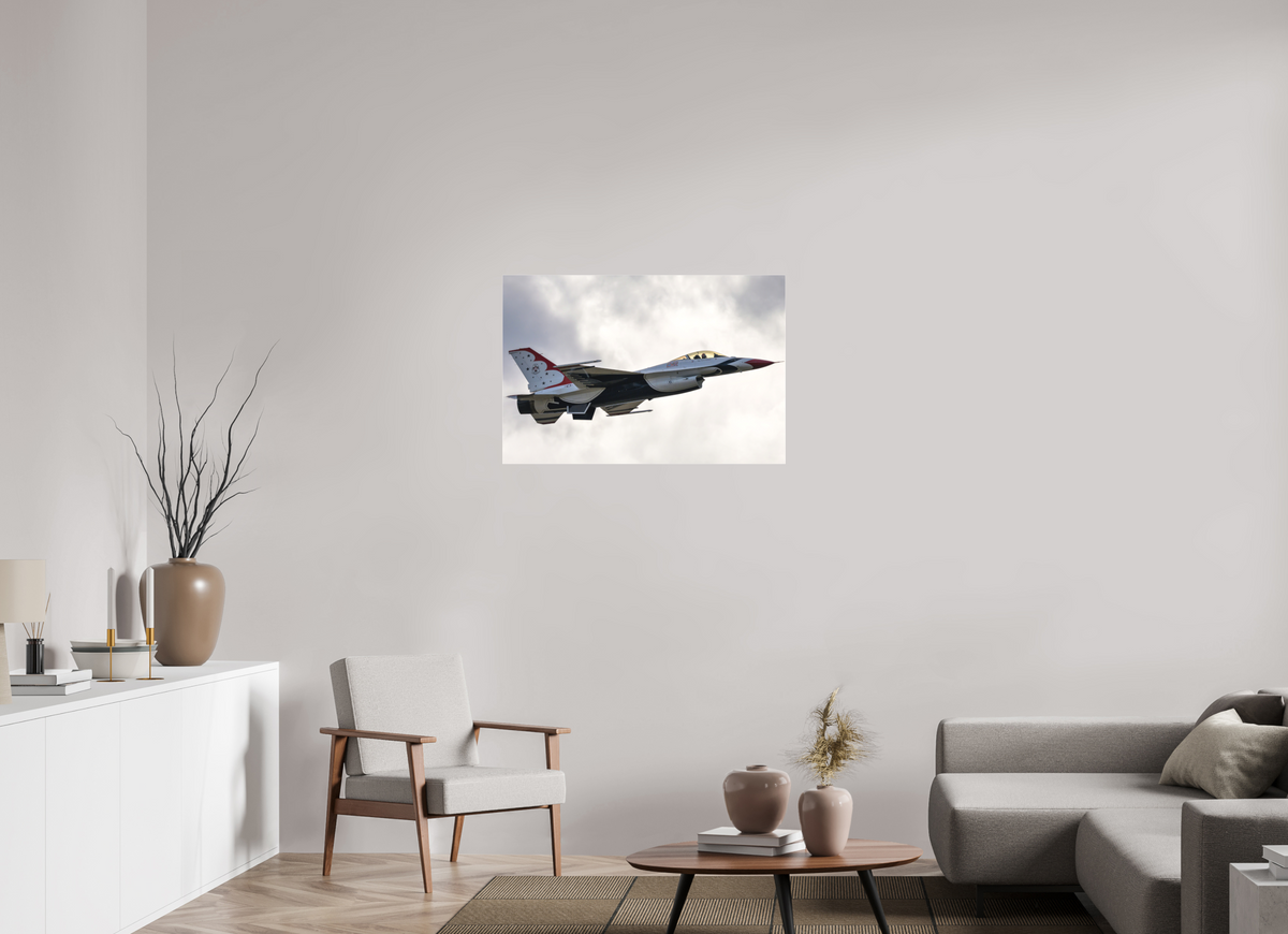 36 x 24″, Matte Acrylic Glass without frame F16 Thunderbirds Photo 7 under acrylic glass