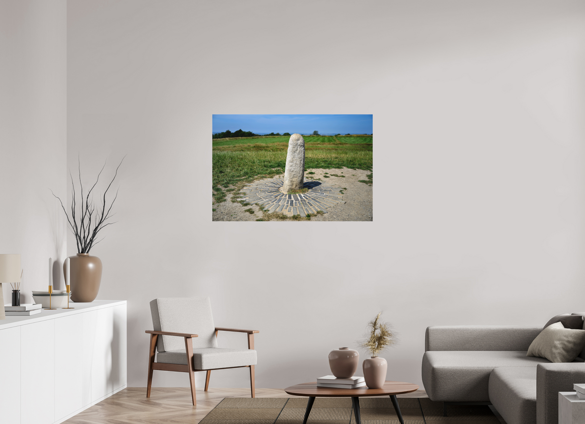45 x 30″, Matte Acrylic Glass without frame The Lia Fáil at the Hill Of Tara under acrylic glass