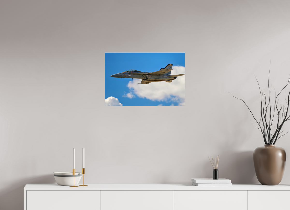 24 x 16″, Matte Acrylic Glass without frame F18A Super Hornet Photo 3 under acrylic glass