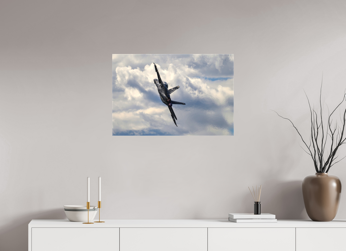 30 x 20″, Matte Canvas with wrapped edges - no frame F18A Super Hornet on canvas