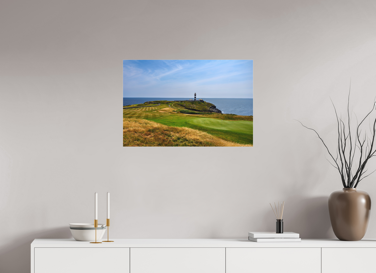 30 x 20″, Matte Acrylic Glass without frame Old Head golf course and lighthouse under acrylic glass