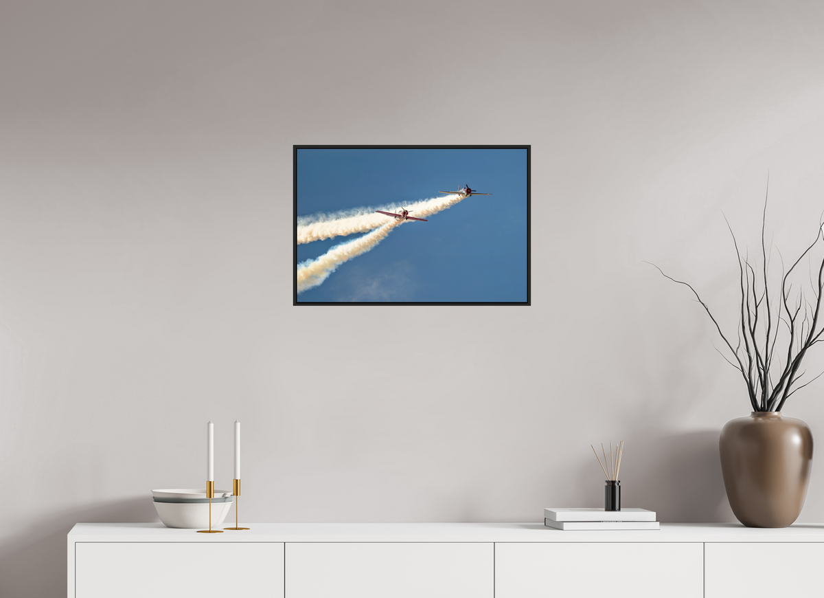 24 x 16″, Acrylic Glass Black matt .24" frame Yak 50 - Photo 1 - under acrylic glass with black frame