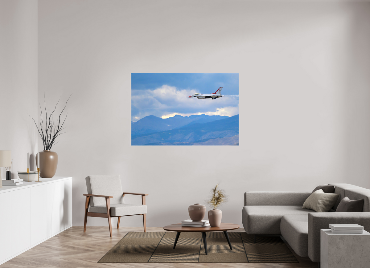 60 x 40″, Matte Canvas with wrapped edges - no frame F16 Thunderbirds Photo 6 on canvas