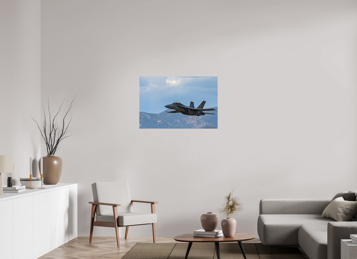 36 x 24″, Matte Acrylic Glass without frame F18A Super Hornet Photo 2 under acrylic glass