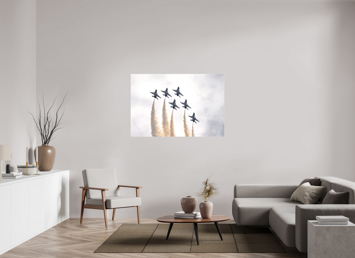 54 x 36″, Matte Canvas with wrapped edges - no frame F16 Thunderbirds Photo 9 on canvas