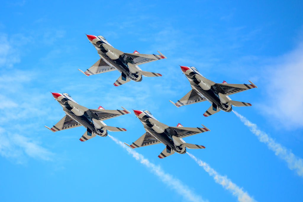 F16 Thunderbirds Photo 2 on canvas