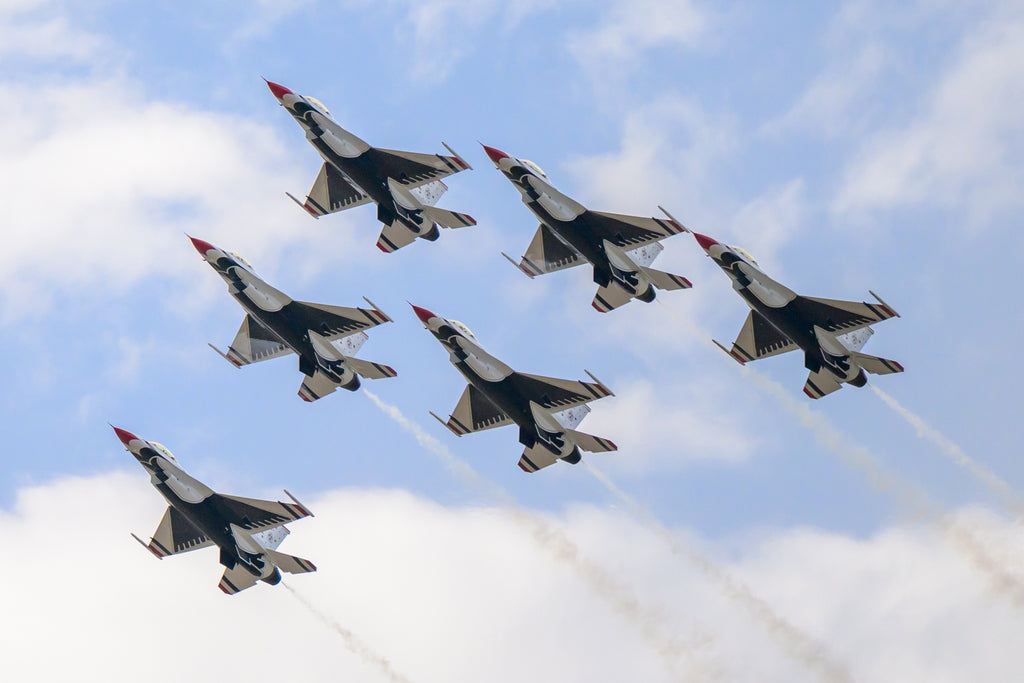 F16 Thunderbirds Photo 10 under acrylic glass