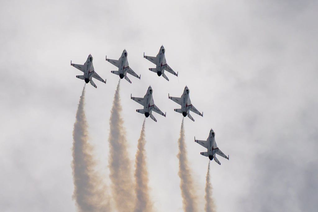 F16 Thunderbirds Photo 9 on canvas