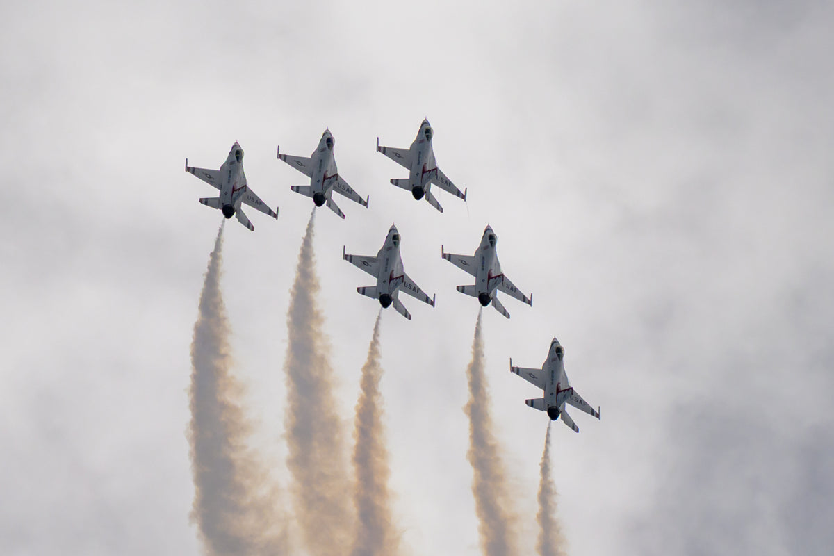 F16 Thunderbirds Photo 9 on canvas
