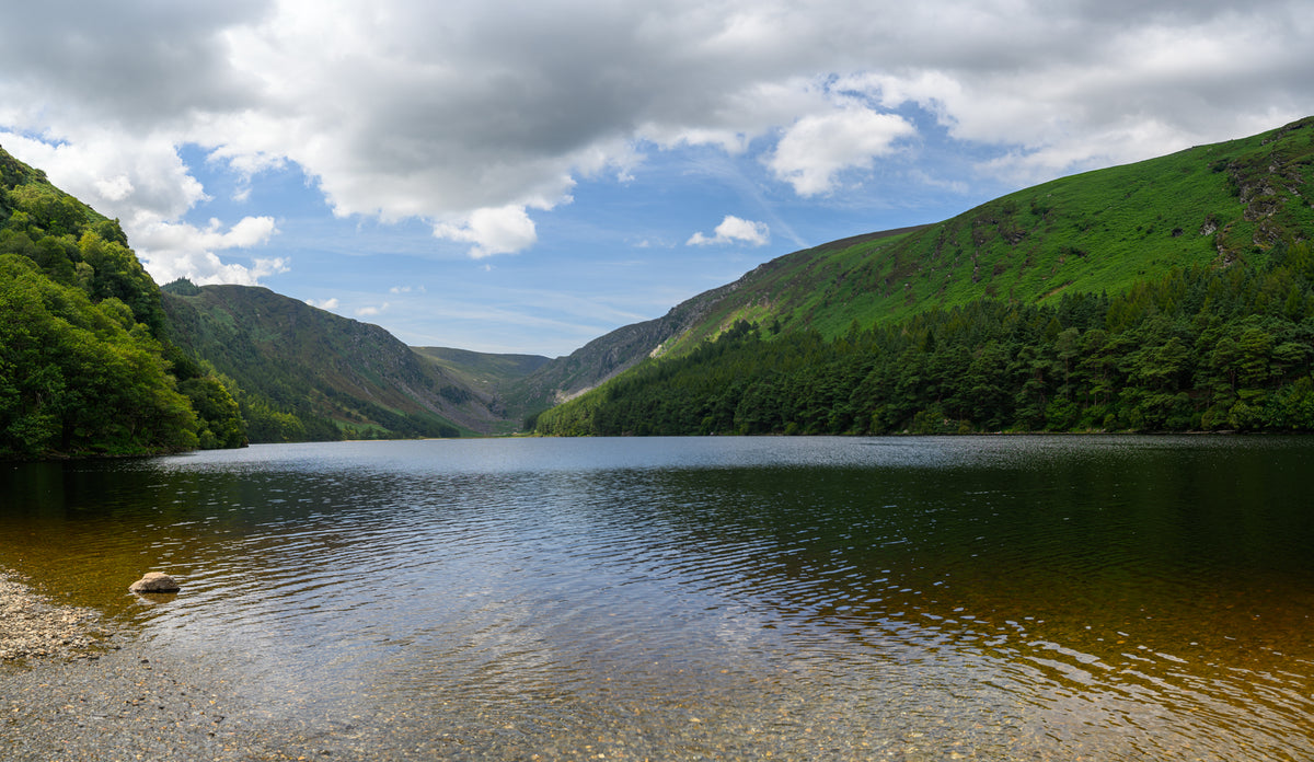Upper Lake at Glendalough on canvas
