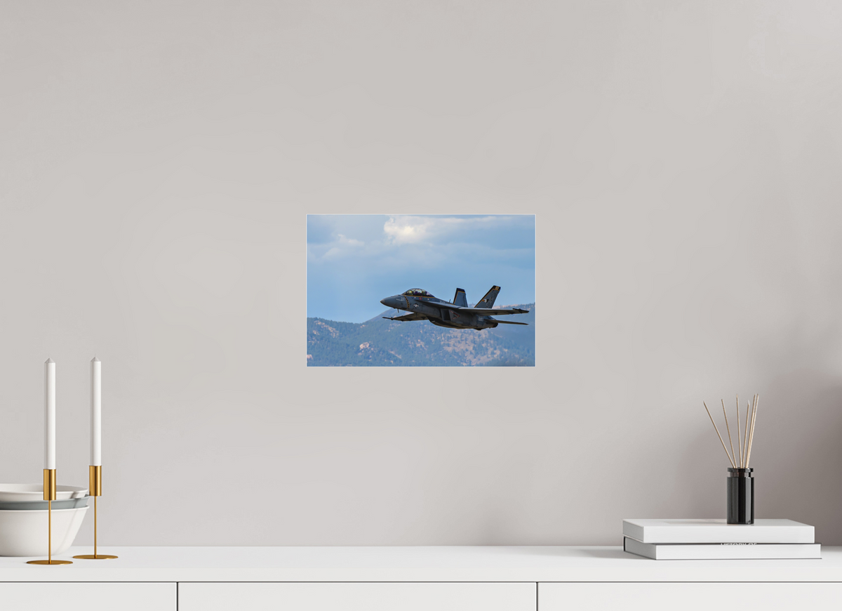 12 x 8″, Matte Acrylic Glass without frame F18A Super Hornet Photo 2 under acrylic glass