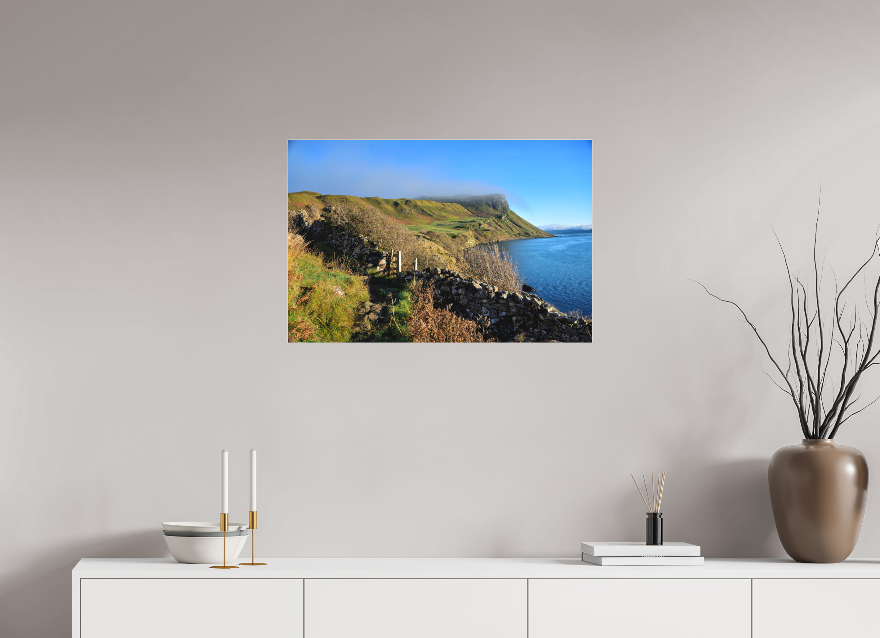30 x 20″, Matte Acrylic Glass without frame Pathway on the Scorrybreac Circular on Matte Acrylic Glass without frame