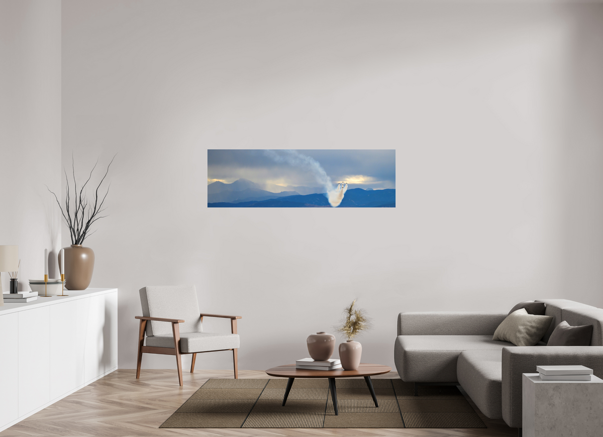 64.5 x 20″, Matte Acrylic Glass without frame F16 Thunderbirds Photo 5 under acrylic glass