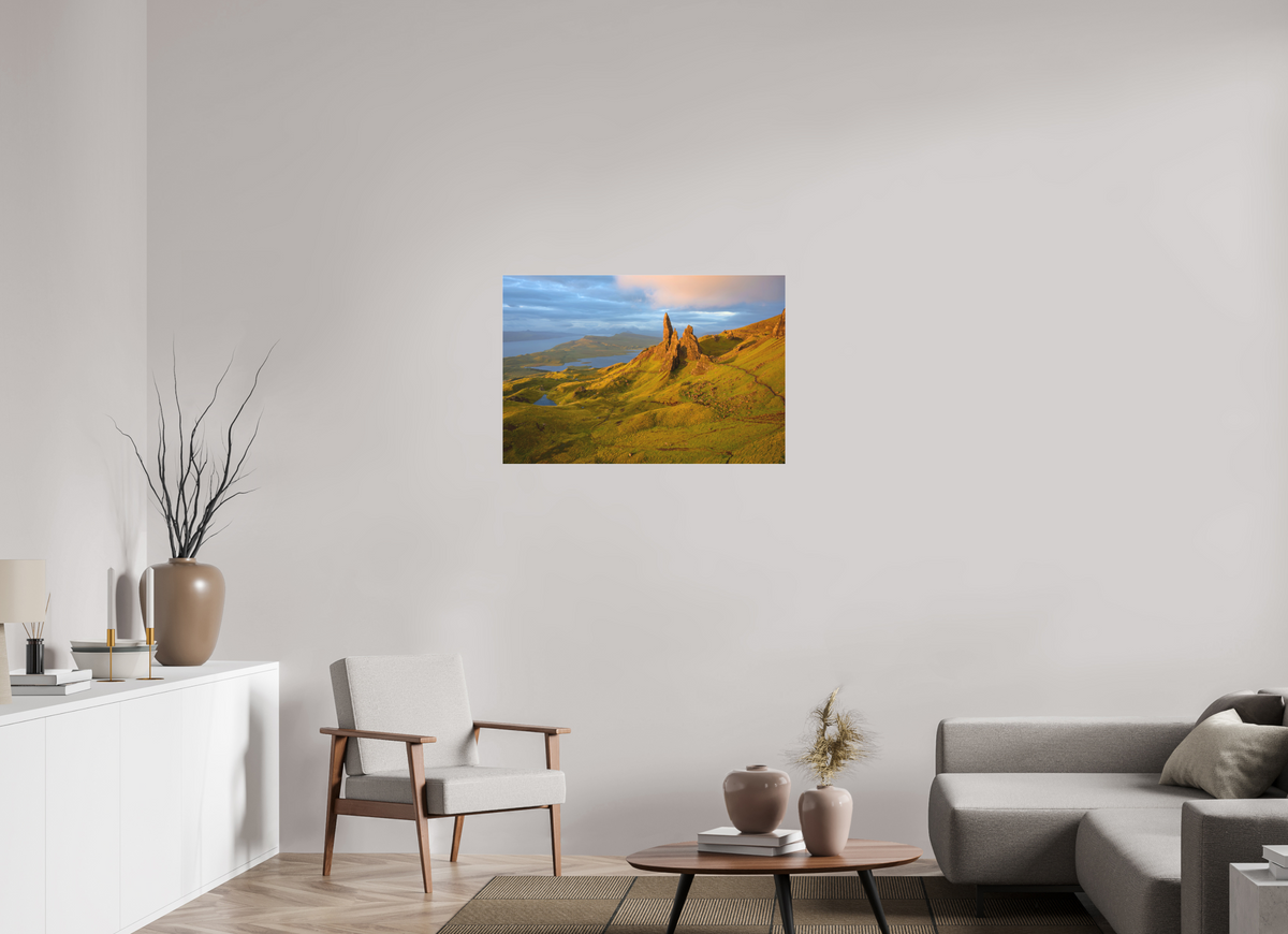 36 x 24″, Matte Acrylic Glass without frame Old Man of Storr on Matte Acrylic Glass without frame