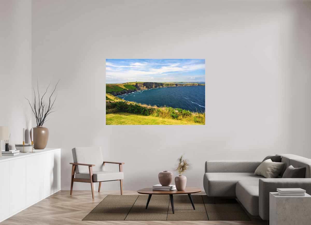 66 x 44″, Matte Acrylic Glass without frame Holeopen Bay East under acrylic glass