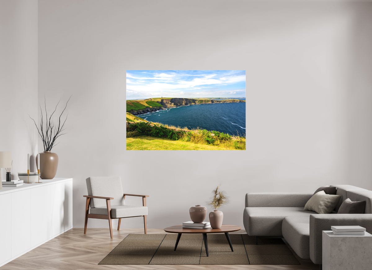 66 x 44″, Matte Canvas with wrapped edges - no frame Holeopen Bay East on canvas