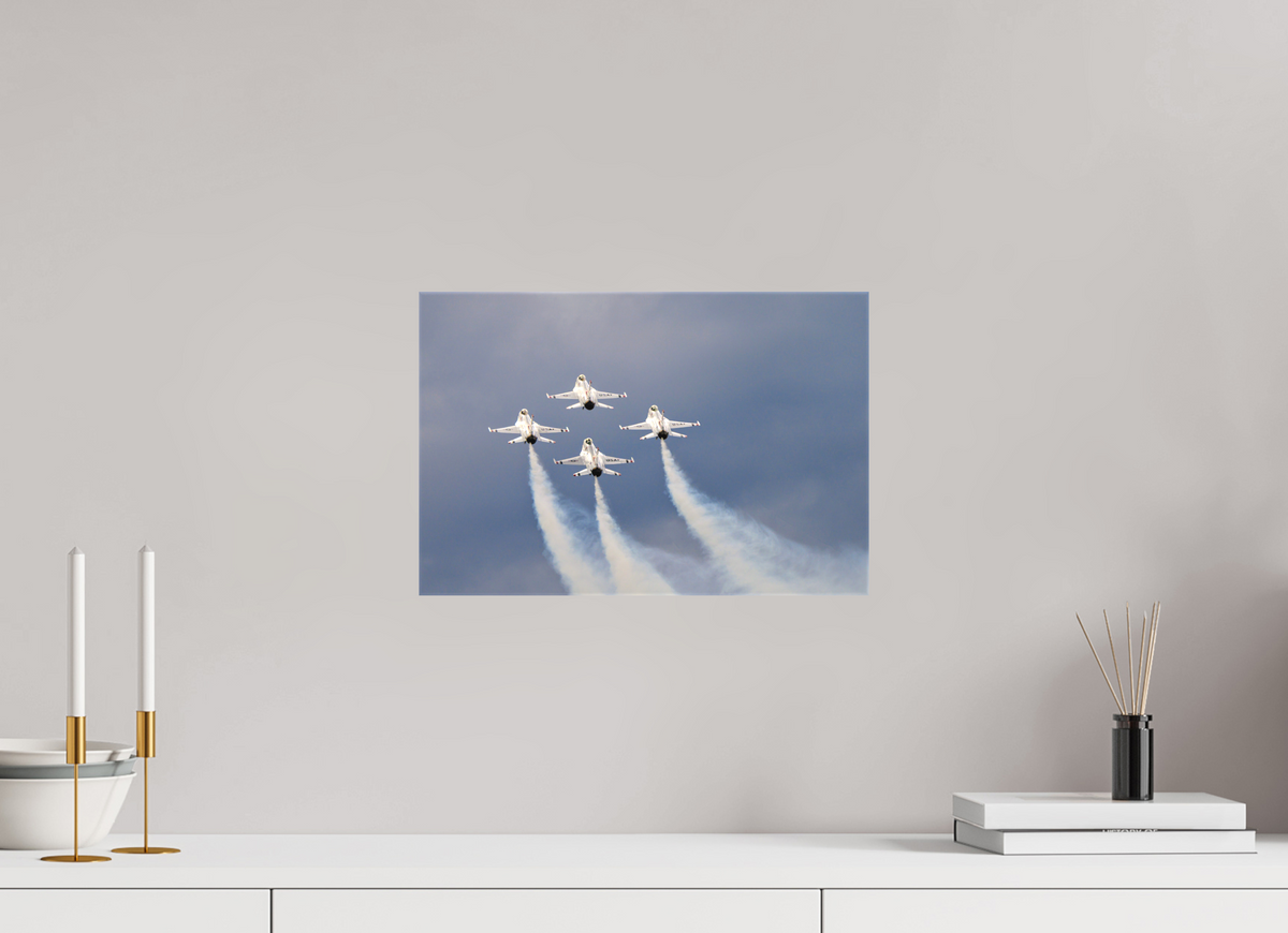 15 x 10″, Matte Canvas with wrapped edges - no frame F16 Thunderbirds Photo 11 on canvas