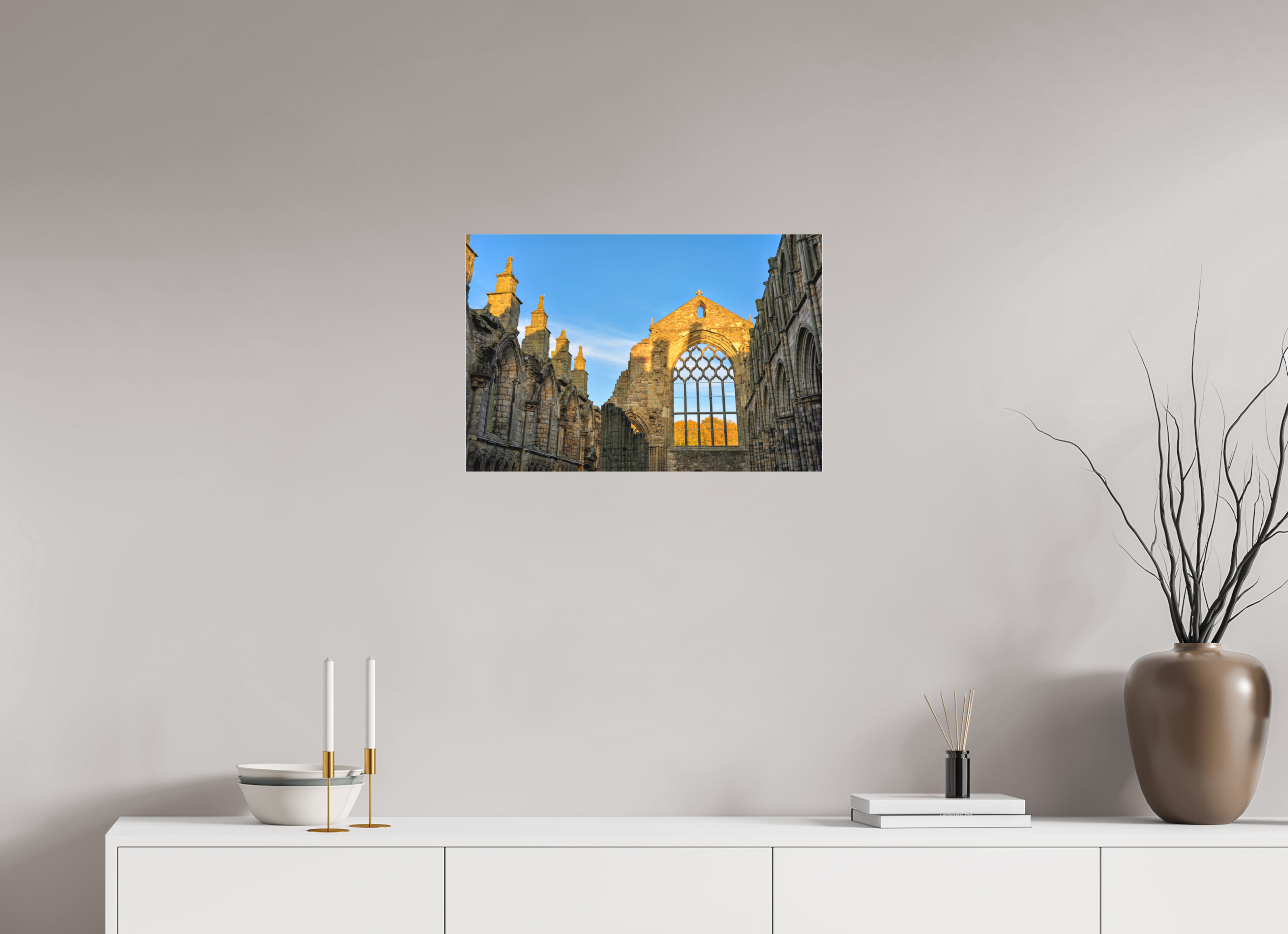 24 x 16″, Matte Acrylic Glass without frame Holyrood Abbey on Matte Acrylic Glass without frame