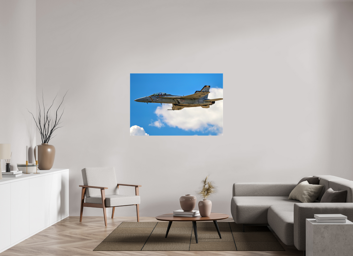 54 x 36″, Matte Canvas with wrapped edges - no frame F18A Super Hornet Photo 3 on canvas