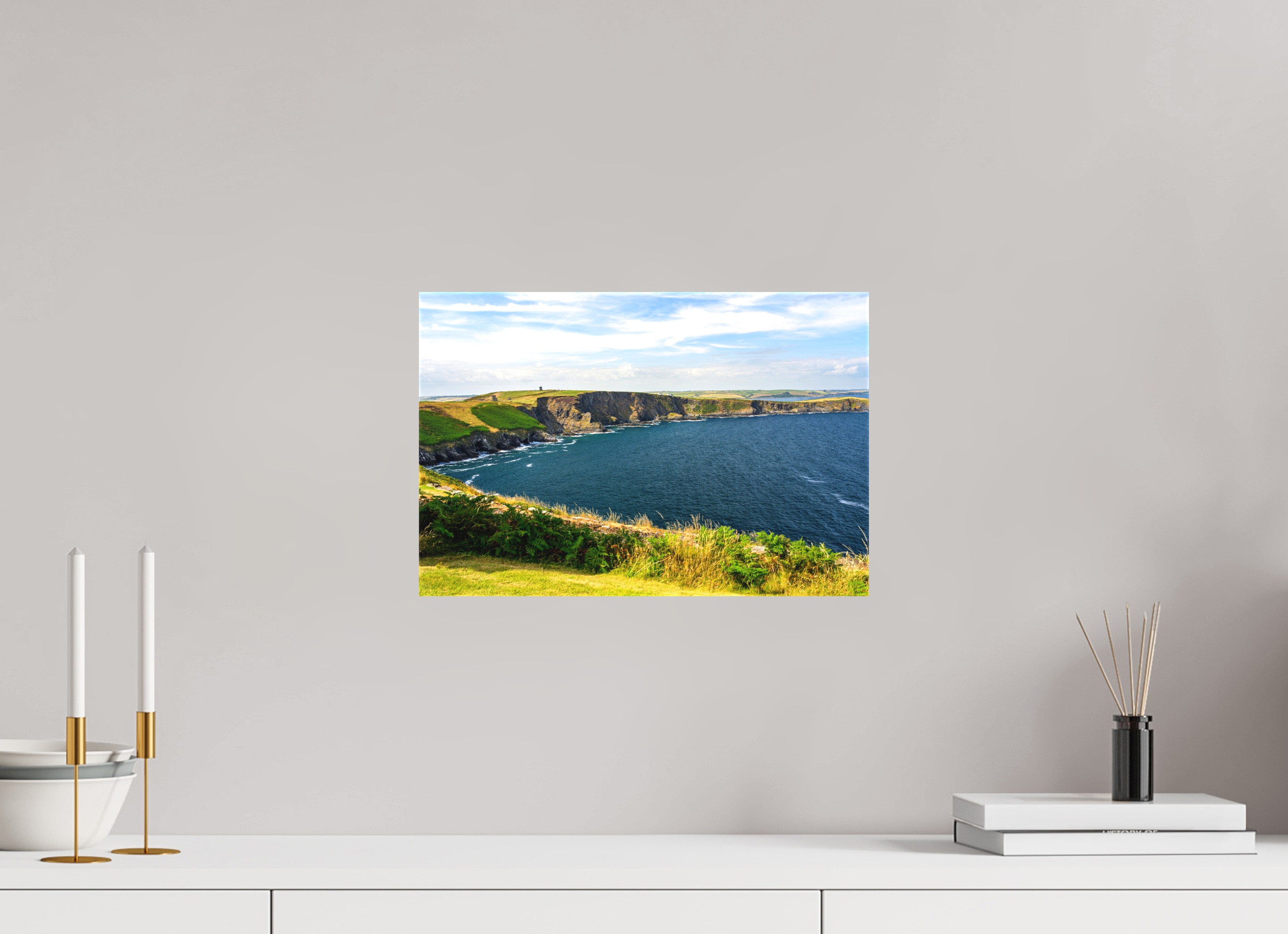 15 x 10″, Matte Canvas with wrapped edges - no frame Holeopen Bay East on canvas