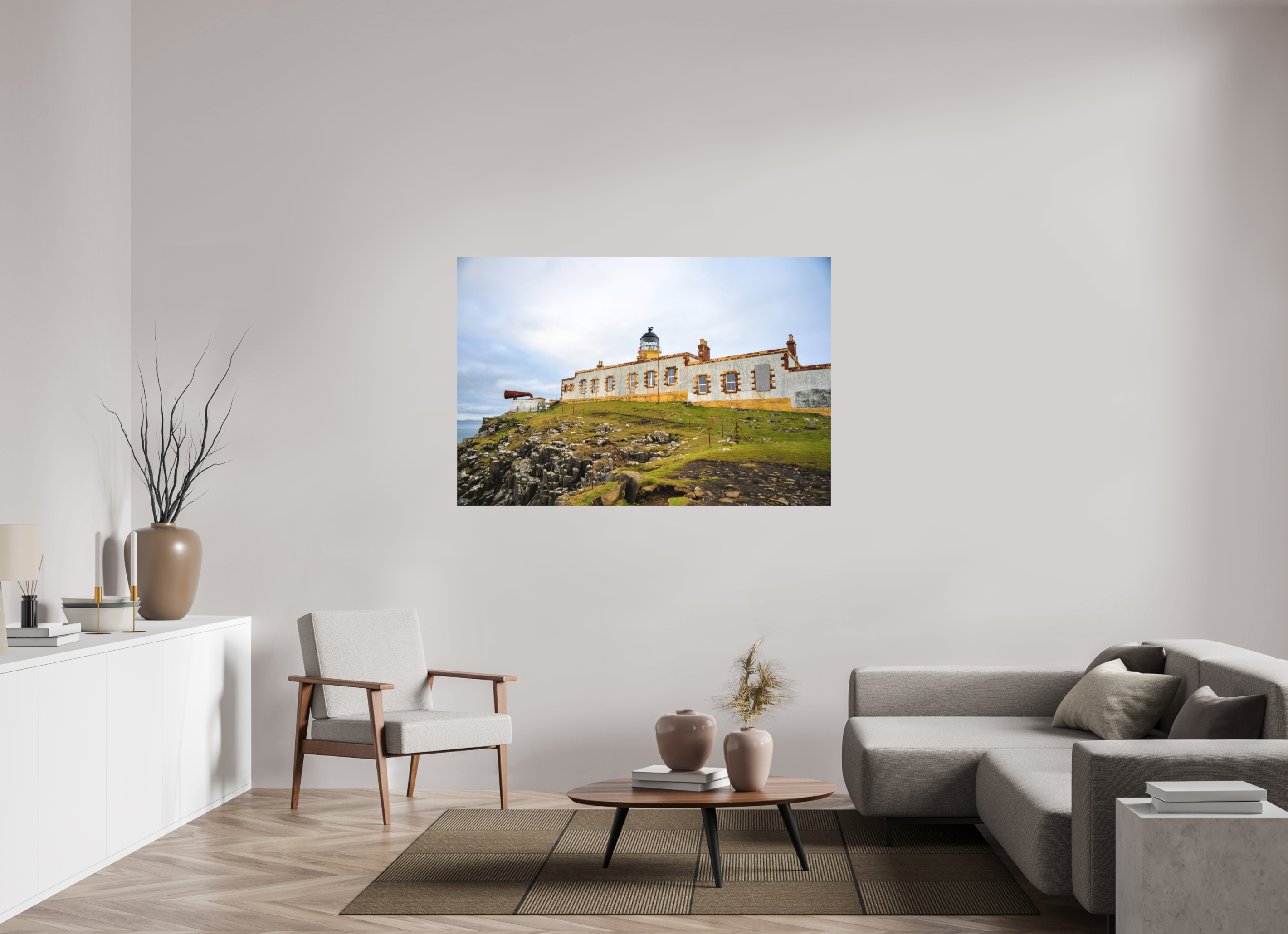 60 x 40″, Matte Acrylic Glass without frame Neist Point Lighthouse on Matte Acrylic Glass without frame