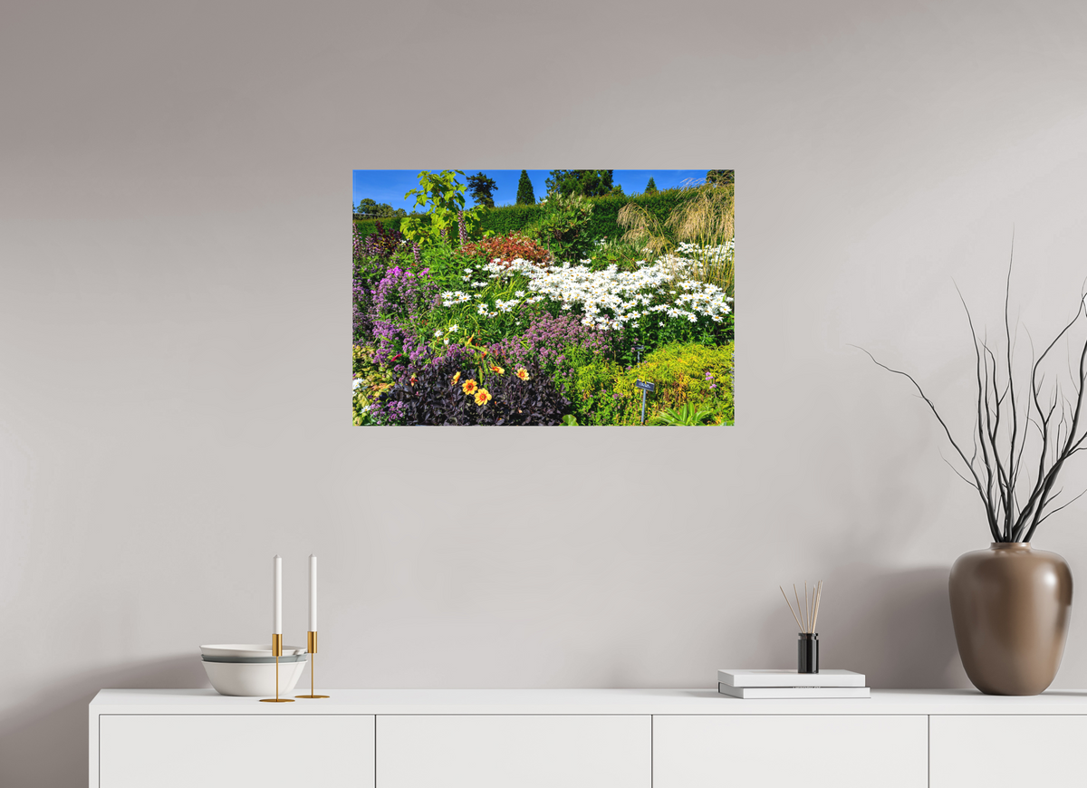 30 x 20″, Matte Canvas with wrapped edges - no frame Powerscourt Gardens A on canvas