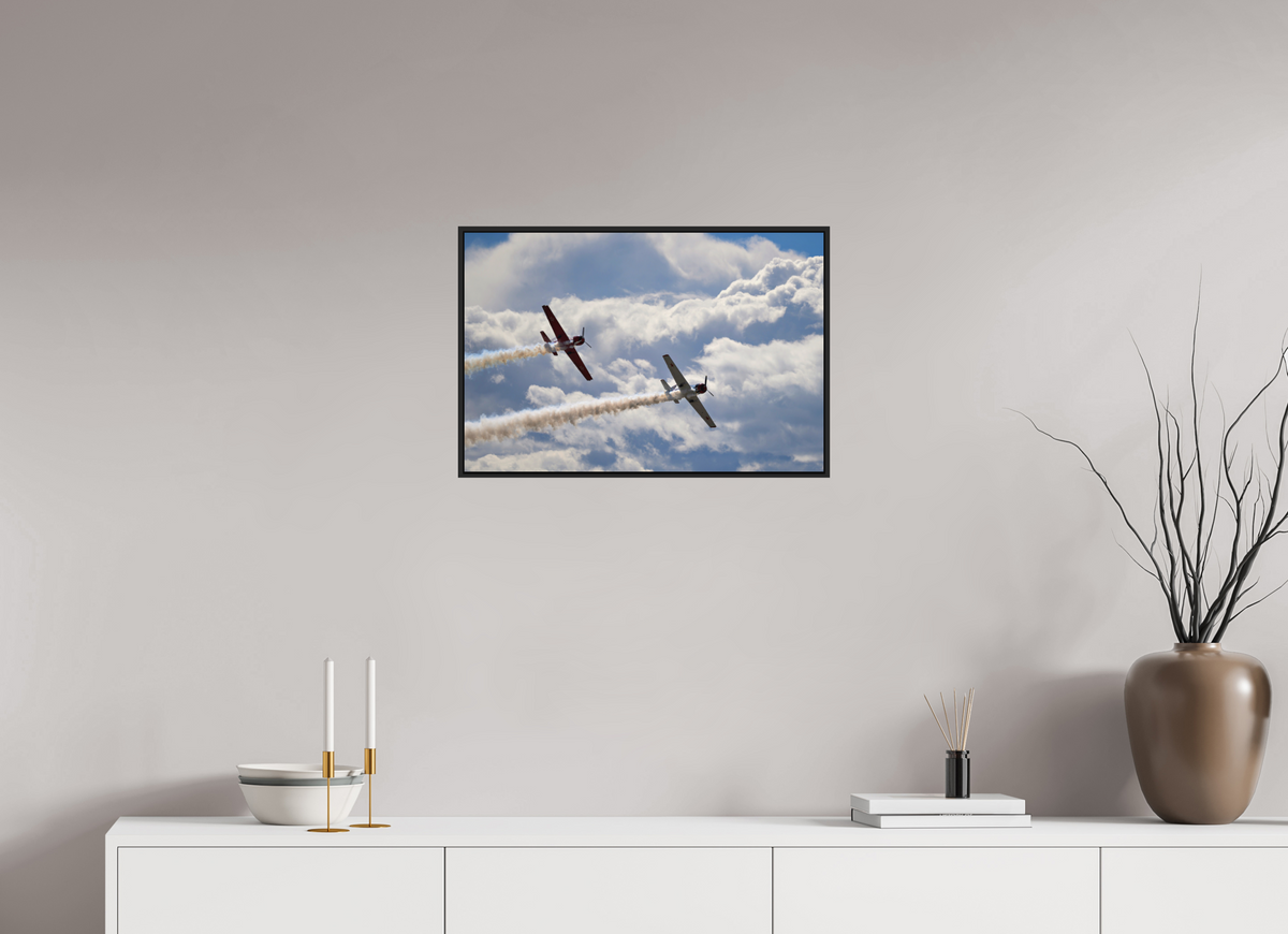 24 x 16″, Acrylic Glass Black matt .24" frame Yak 50 - photo 8 - under acrylic glass with black frame