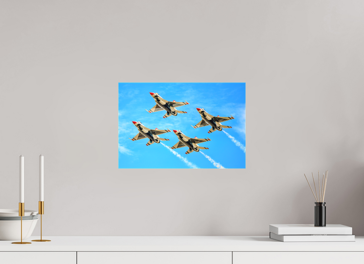 15 x 10″, Matte Canvas with wrapped edges - no frame F16 Thunderbirds Photo 2 on canvas