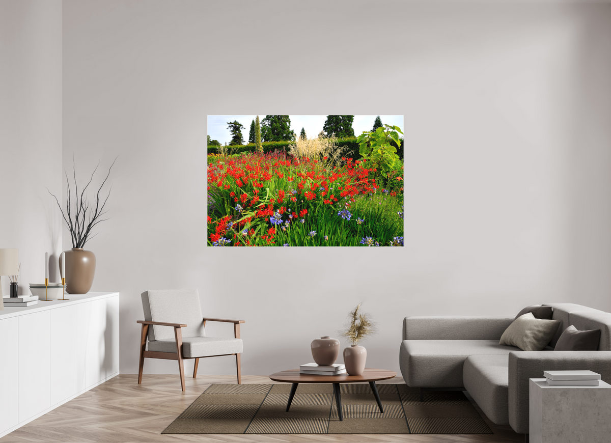 66 x 44″, Matte Canvas with wrapped edges - no frame Powerscourt Gardens B on canvas