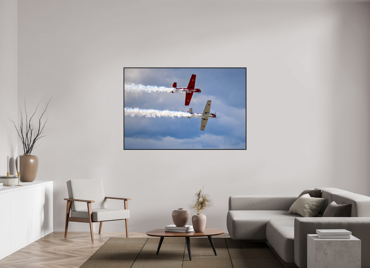 66 x 44″, Acrylic Glass Black matt .24" frame Yak 50 - photo 7 - under acrylic glass with black frame
