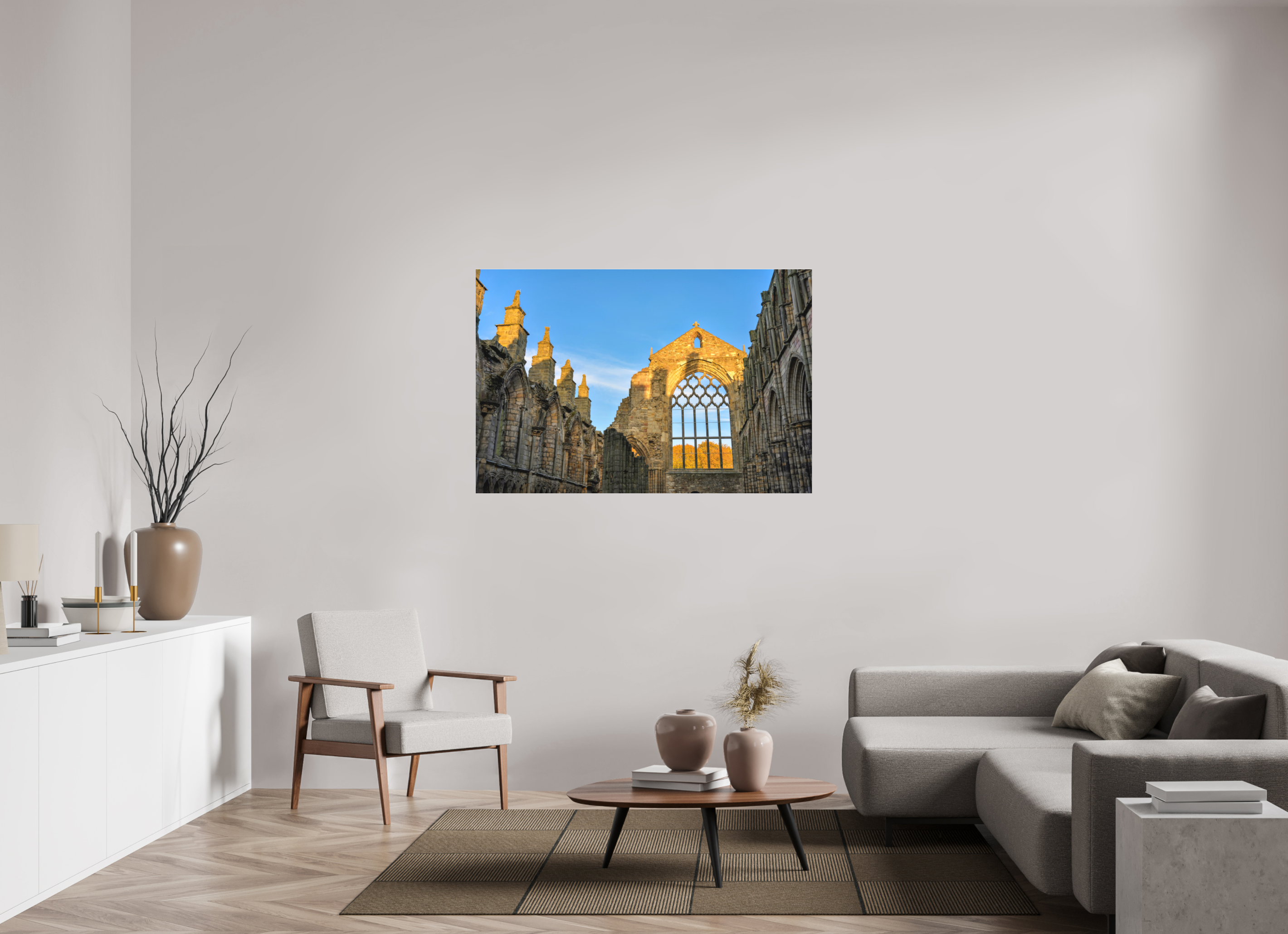 54 x 36″, Matte Acrylic Glass without frame Holyrood Abbey on Matte Acrylic Glass without frame