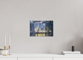 12 x 8″, Matte Canvas with wrapped edges - no frame Glasgow Central Railway Station at dawn on canvas