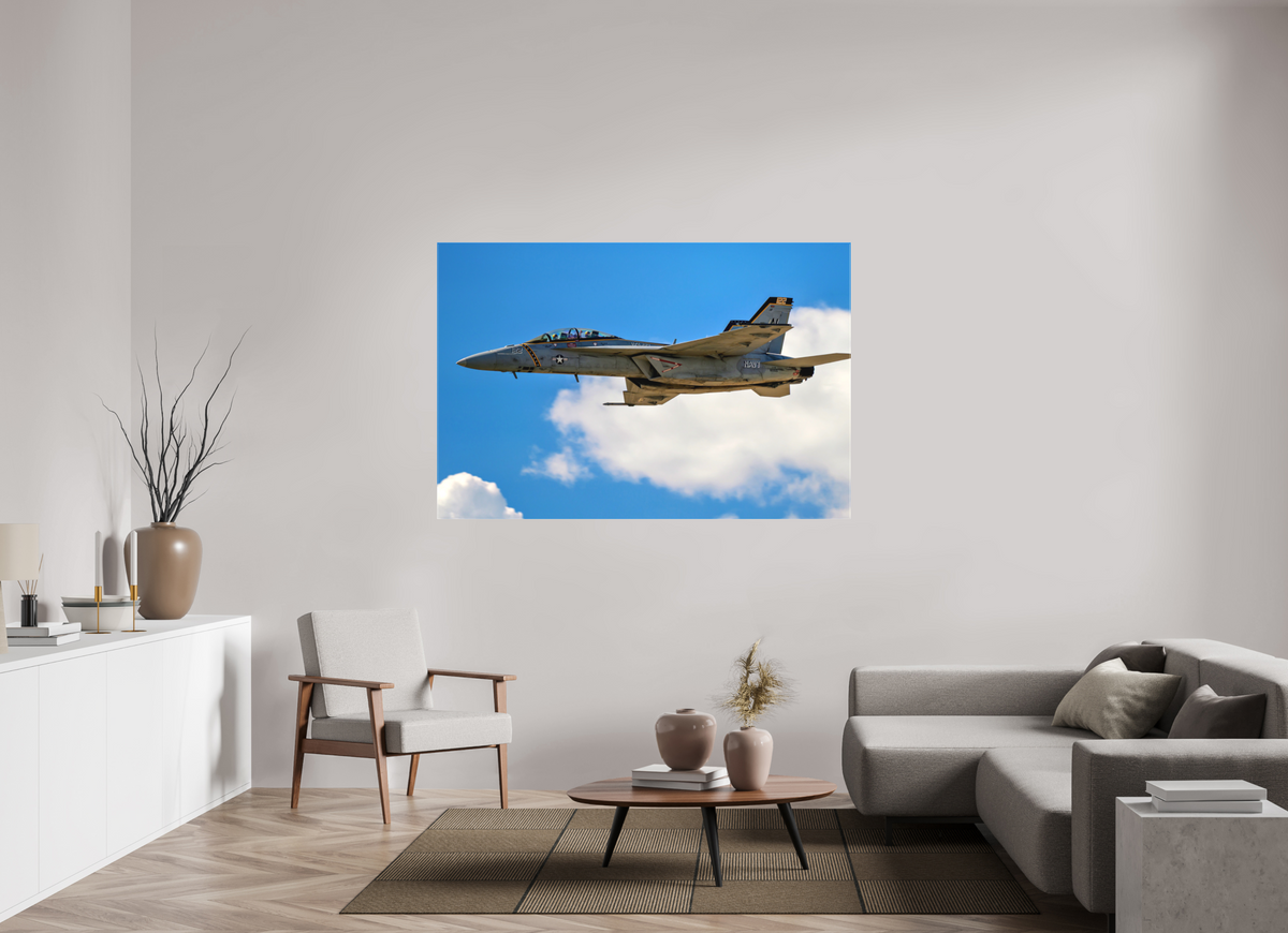 66 x 44″, Matte Canvas with wrapped edges - no frame F18A Super Hornet Photo 3 on canvas