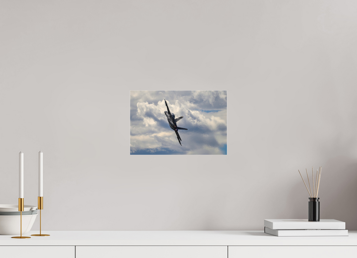12 x 8″, Matte Acrylic Glass without frame F18A Super Hornet under acrylic glass