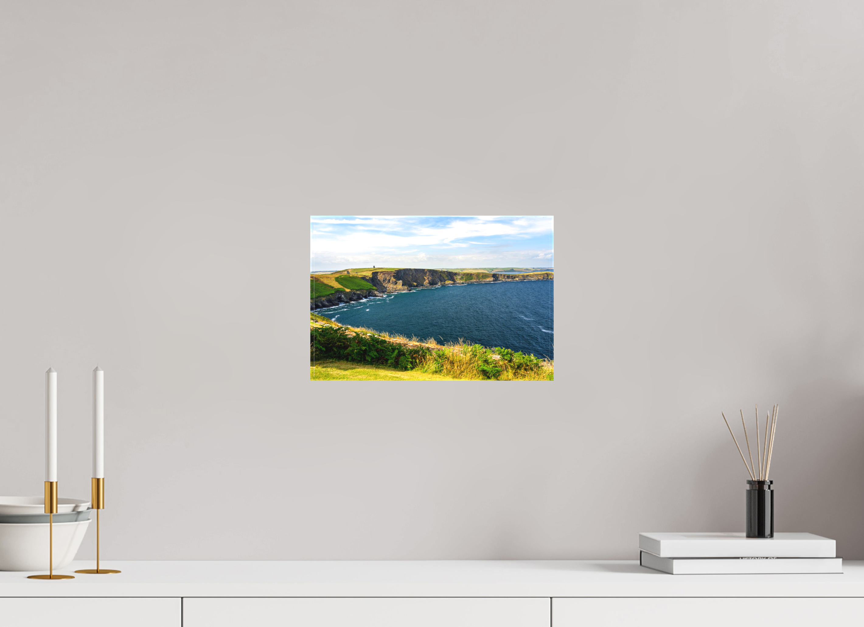 12 x 8″, Matte Canvas with wrapped edges - no frame Holeopen Bay East on canvas